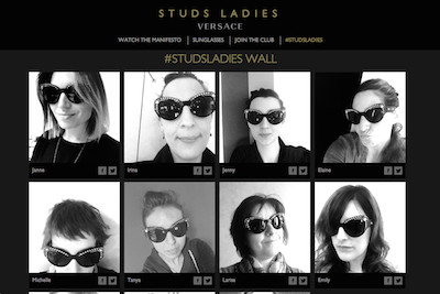 Versace Studs Ladies UGC