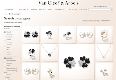 vancleef.cosmos product page