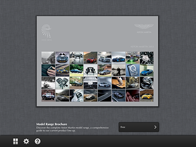 Aston Martin Brochure app 4