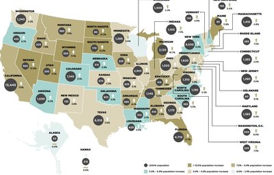 Wealth-x USA map