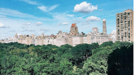 Ritz-Carlton Instagram post feautring the Central Park hotel