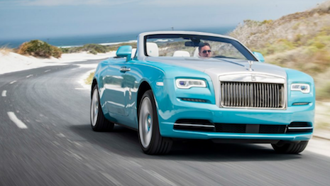 Rolls-Royce is one of the preferred drives of affluent consumers. Image of the Rolls-Royce Dawn open-top courtesy of Rolls-Royce Motor Cars