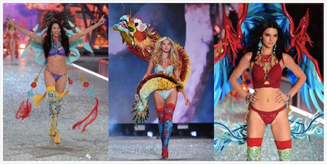 Victoria’s Secret’s mix of dragons with lingerie drew some fire
