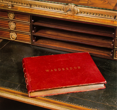 Only 10 copies of the Waddesdon Red Book commemorative volume were produced. Photo credits: Dianne Dubler and John Taylor