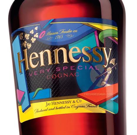 KAWS did an illustration for Hennessy Cognac labels in 2011. (Courtesy Photo)