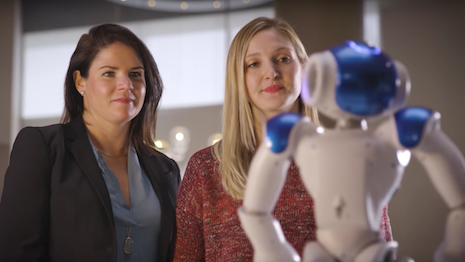 Hilton and IBM pilot Connie, the world's first Watson-enabled hotel concierge. Image credits: Hilton and IBM
