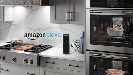 Jenn-Air Connected Wall Oven controlled by Amazon's Alexa