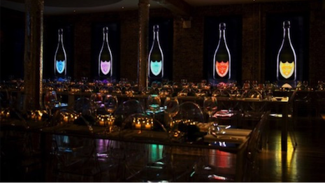 Labels lit up: Dom Perignon adds some class