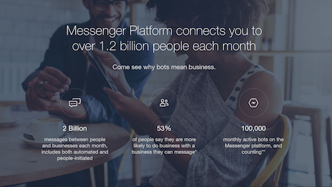 Facebook's Messenger app has more than 1.2 billion users worldwide