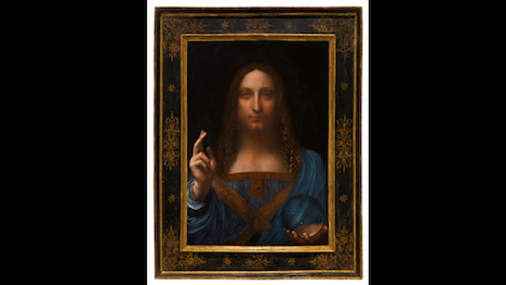 Leonardo da Vinci's Salvator Mundi (Savior of the world) painting sold for a staggering $450.3 million at an auction Nov. 15 held by Christie's New York. Image credit: Christie's