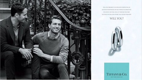 Tiffany & Co.'s "Will You?" print and television ad campaign in 2015 made history when it featured a gay couple for the first time in its advertising