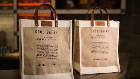 Bags of merchandise at Coco Safar. Image credit: Coco Safar