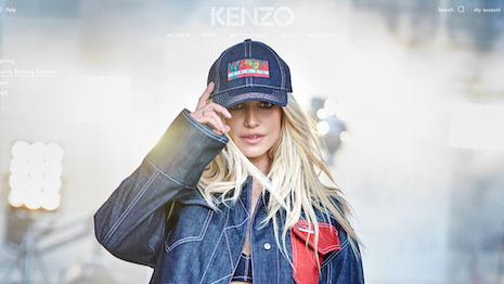 Britney Spears is the face of Kenzo's 50th anniversary line. Image credit: Kenzo