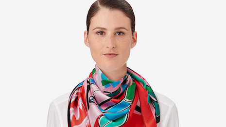 Face value and market value matter: Hermès' sea surf and fun scarf. Image credit: Hermès