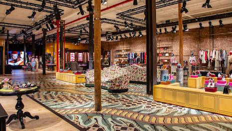 Boho in SoHo: Gucci's store on 63 Wooster Street in New York that officially opened in May. Image credit: Gucci
