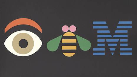 Designer Paul Rand was given free hand to be playful in his interpretation of the IBM logo - a privilege that is rarely extended today to his successor peers. Image credit: IBM