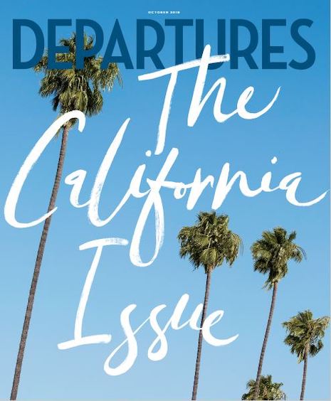 Departures' October 2019 cover