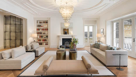Eight-bedroom house for sale in Upper Phillimore Gardens, Kensington, London W8, price $39 million. Image courtesy of Knight Frank