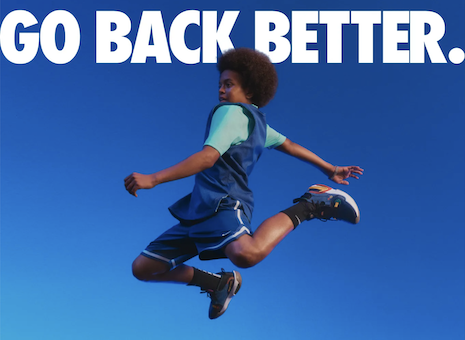 Nike Go Back Better. Image: Nike